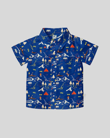 Campfire Youth Button Down Kids Button Down Greater Half YXS